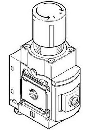 Прецизионный регулятор давления MS6-LRPB-1/2-D2-A8-BD