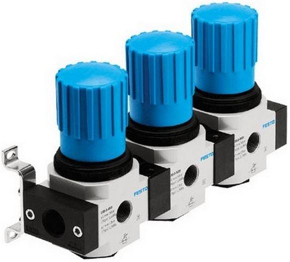 Блок регуляторов давления LRB-3/8-D-O-K3-MINI