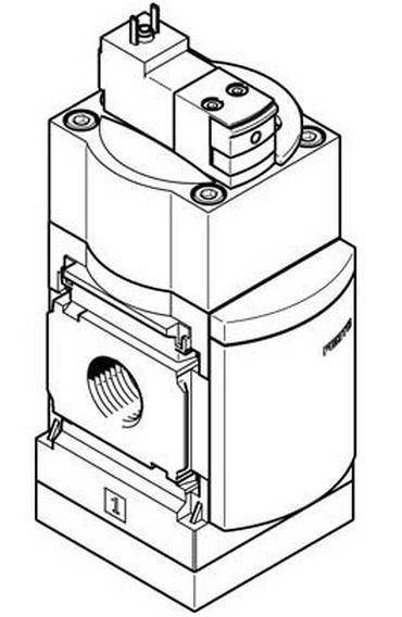 Клапан плавного пуска и быстрого выхлопа MS6-SV-1/2-C-10V24-S
