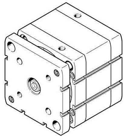 Компактный цилиндр ADNGF-100-40-P-A Festo