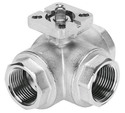 Кран шаровой VZBM-1/2-RP-40-F-3L-F03-B2B3