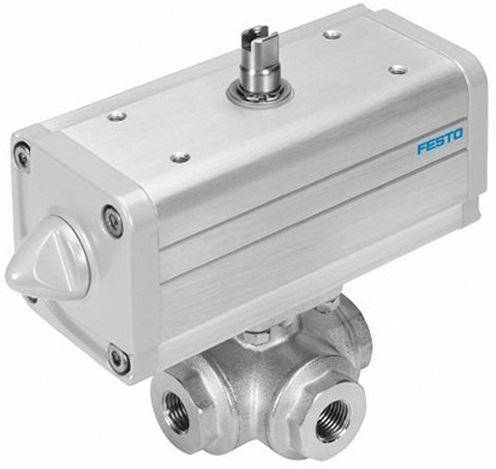 "Кран шаровой VZBA-1/4""-GGG-63-32L-F0304-V4V4T-PP30-R-90-C"