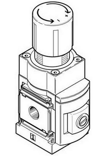 Прецизионный регулятор давления MS6-LRP-1/4-D4-A8