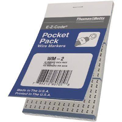 Печатная маркировочная книжка Thomas & Betts WM-2