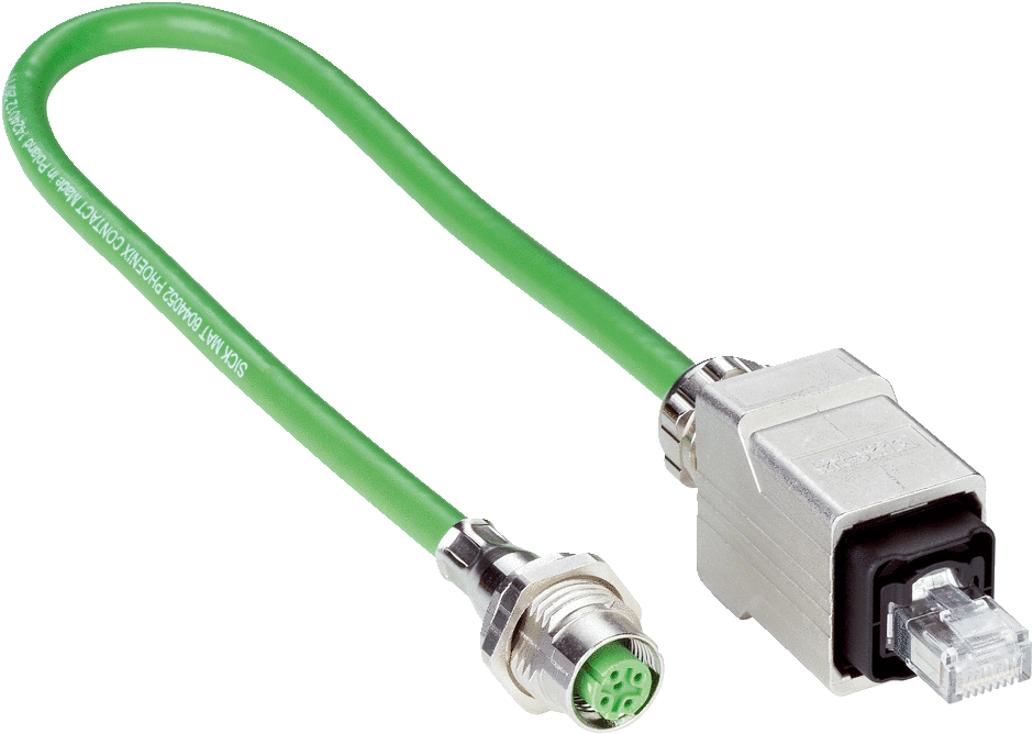 ПринадлежностиРазъемы и кабели Sick 6044052 Адаптерный кабель RJ45PP/M12