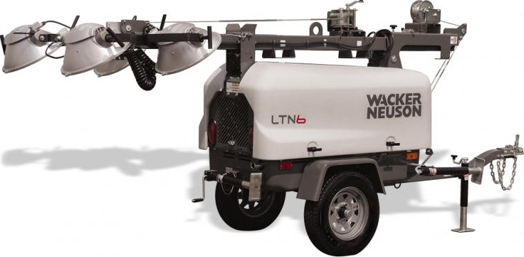 Осветительная вышка WACKER NEUSON LTN-6L на шасси с ПТС