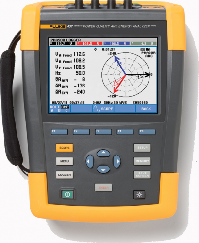 Анализатор качества электроэнергии FLUKE 437 серии II