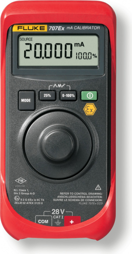 Калибратор петли тока FLUKE 707Ex (искробезопасный)