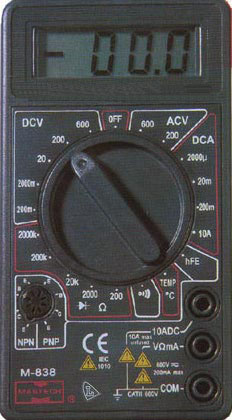 Мультиметр цифровой MASTECH M 838