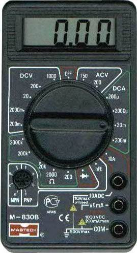 Мультиметр цифровой MASTECH M 830 B