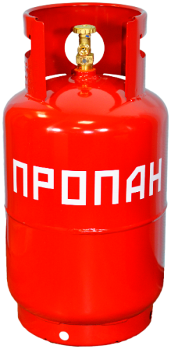 Баллон пропановый НЗГА 27 л с безопасным вентилем