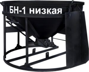 Бадья для бетона Специалист БН-1 (лоток), низкая 989.100.00.000