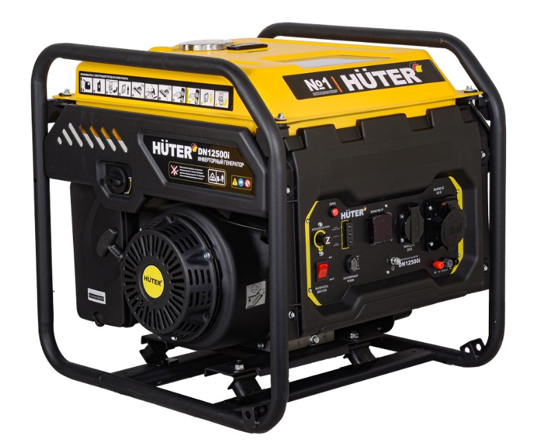 Генератор бензиновый HUTER DN12500 i инверторный 64/10/12
