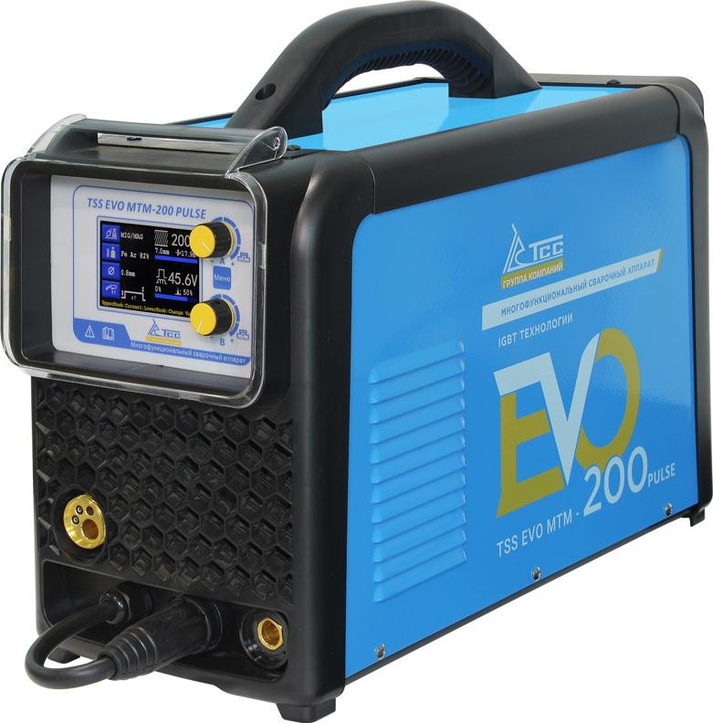 Сварочный полуавтомат ТСС EVO MTM-200 PULSE многофункциональный 035272